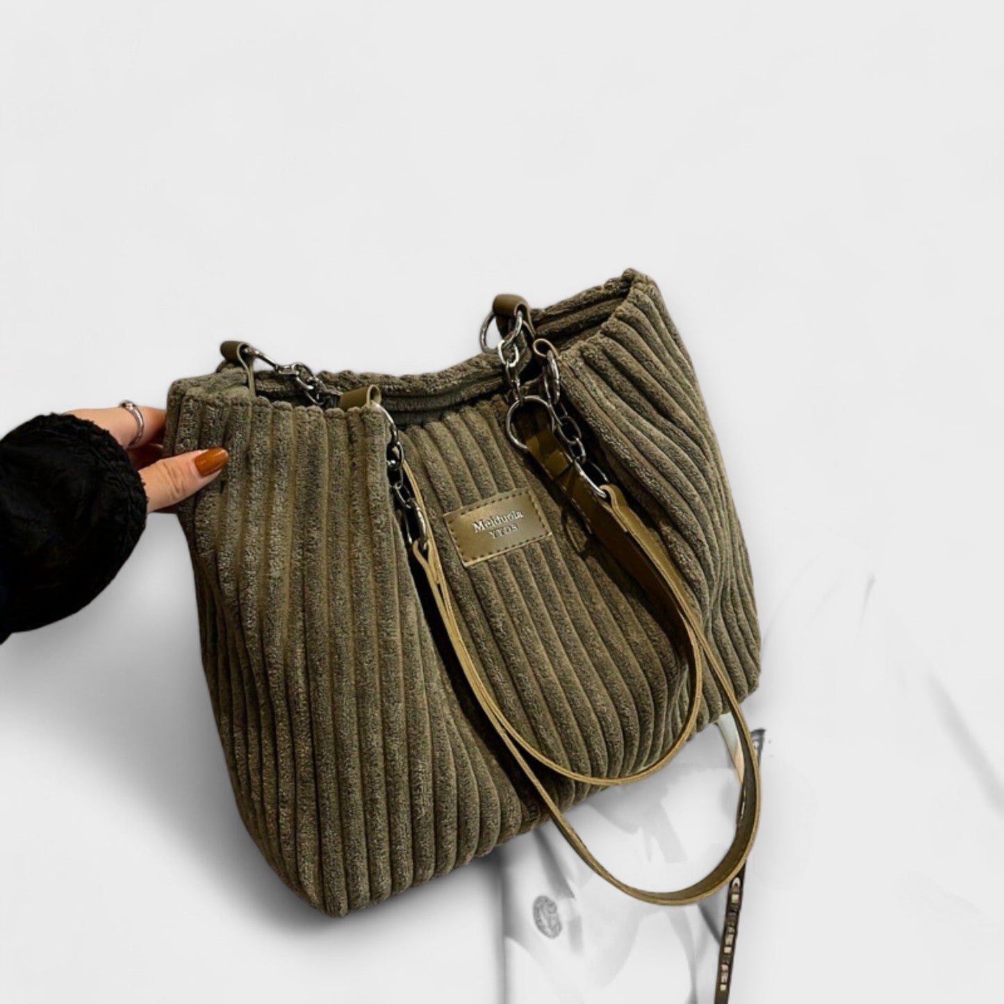 Aurellia. - Soft Cord Shoulder Bag