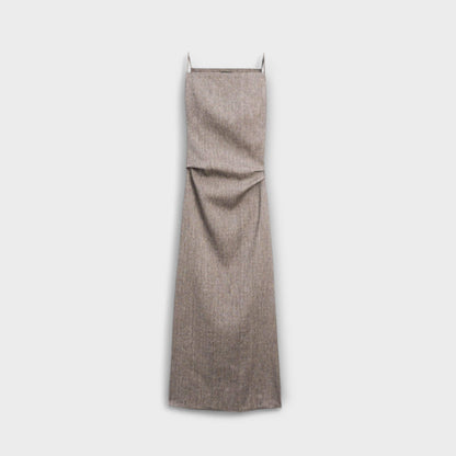 Clara - Flowing Maxi Dress Made of Linen Blend