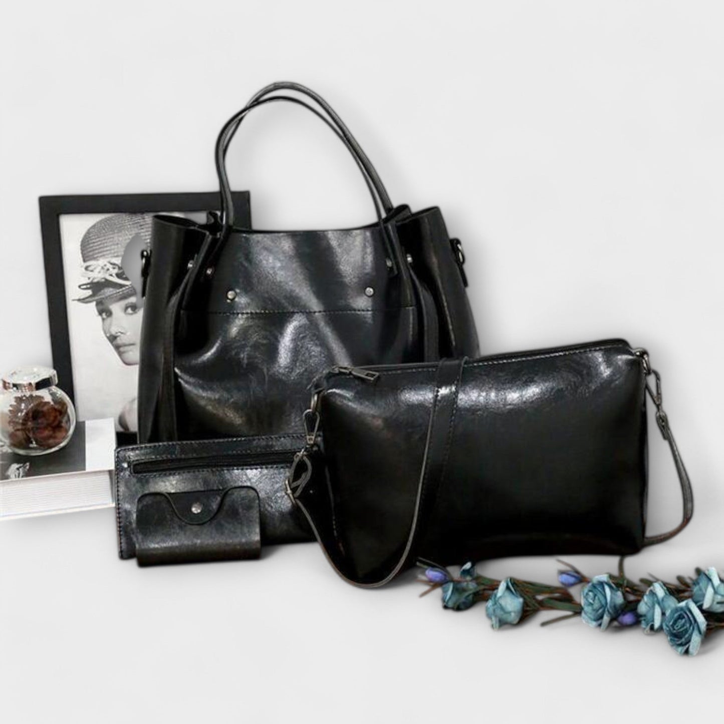 Aurellia. - 4-Piece Vintage Bag Set