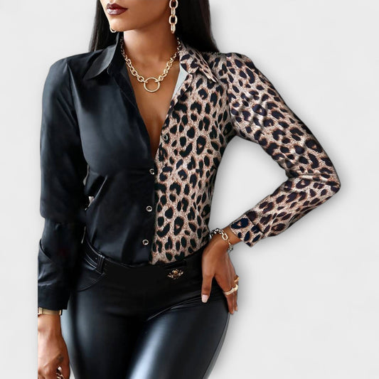 Simple and Stylish Leopard Blouse