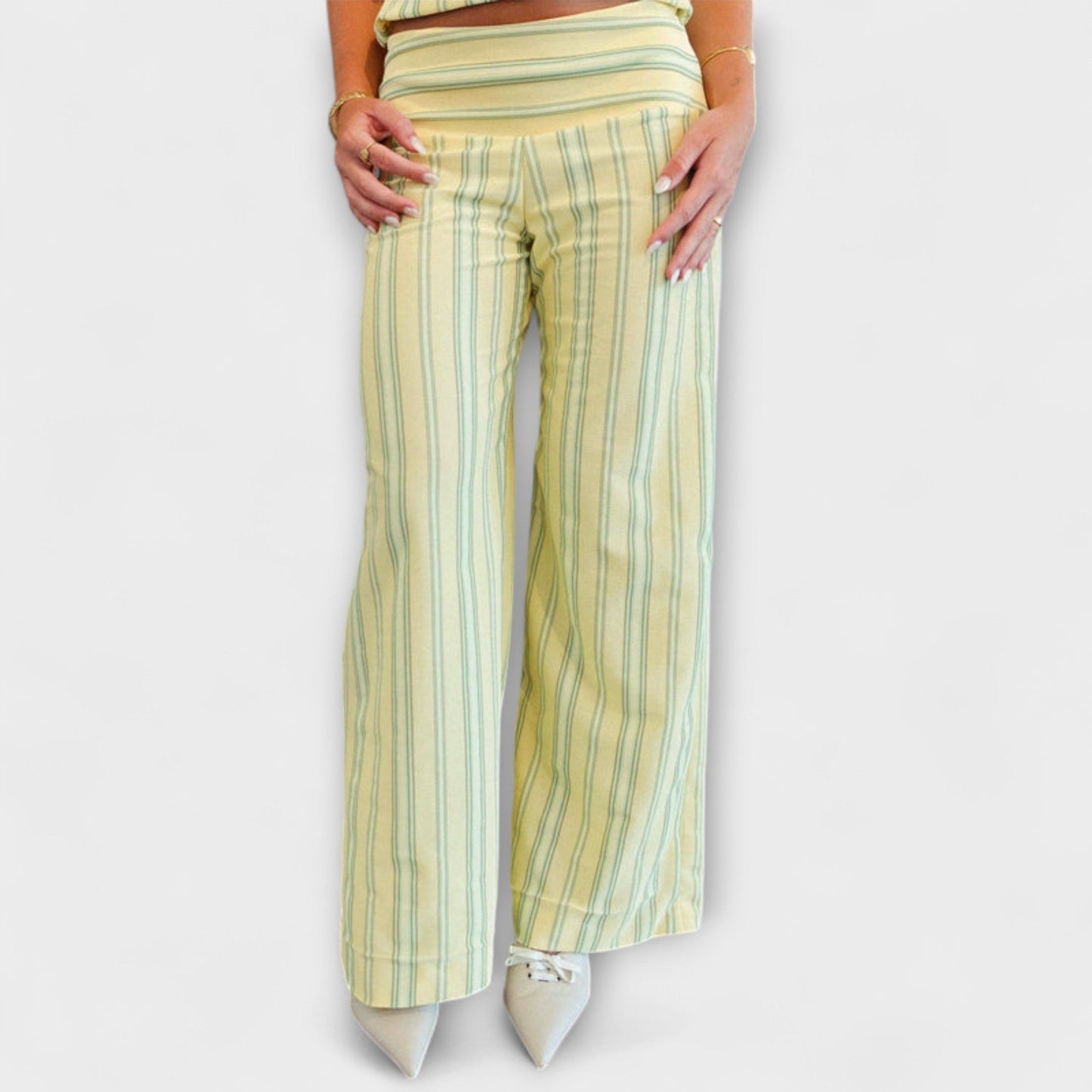Anastasia - Classic Striped Trouser Ensemble