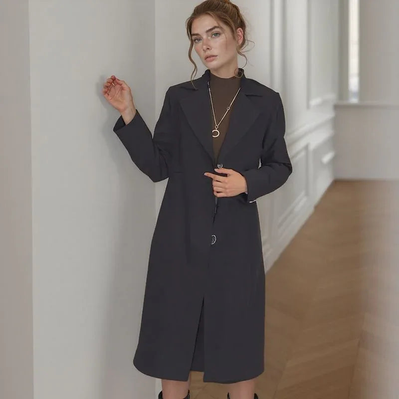 Lady Luxe™ Coat with Velvet Lining / A Refined Classic that Warms with Charm!