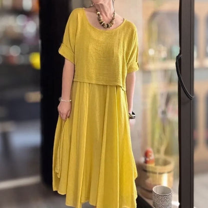 Morocco™ Cotton Linen Set with Layered Style / Two Pieces, Charm that Transcends Borders!