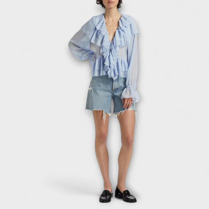 Martha - Ruffle Shirt Soraya