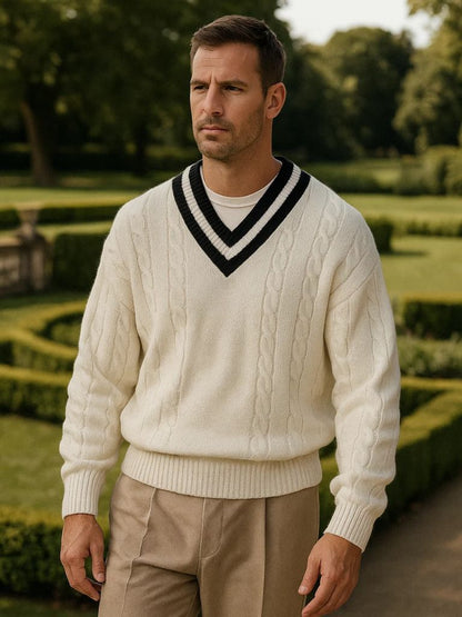 Minimalist V-Neck Sweater